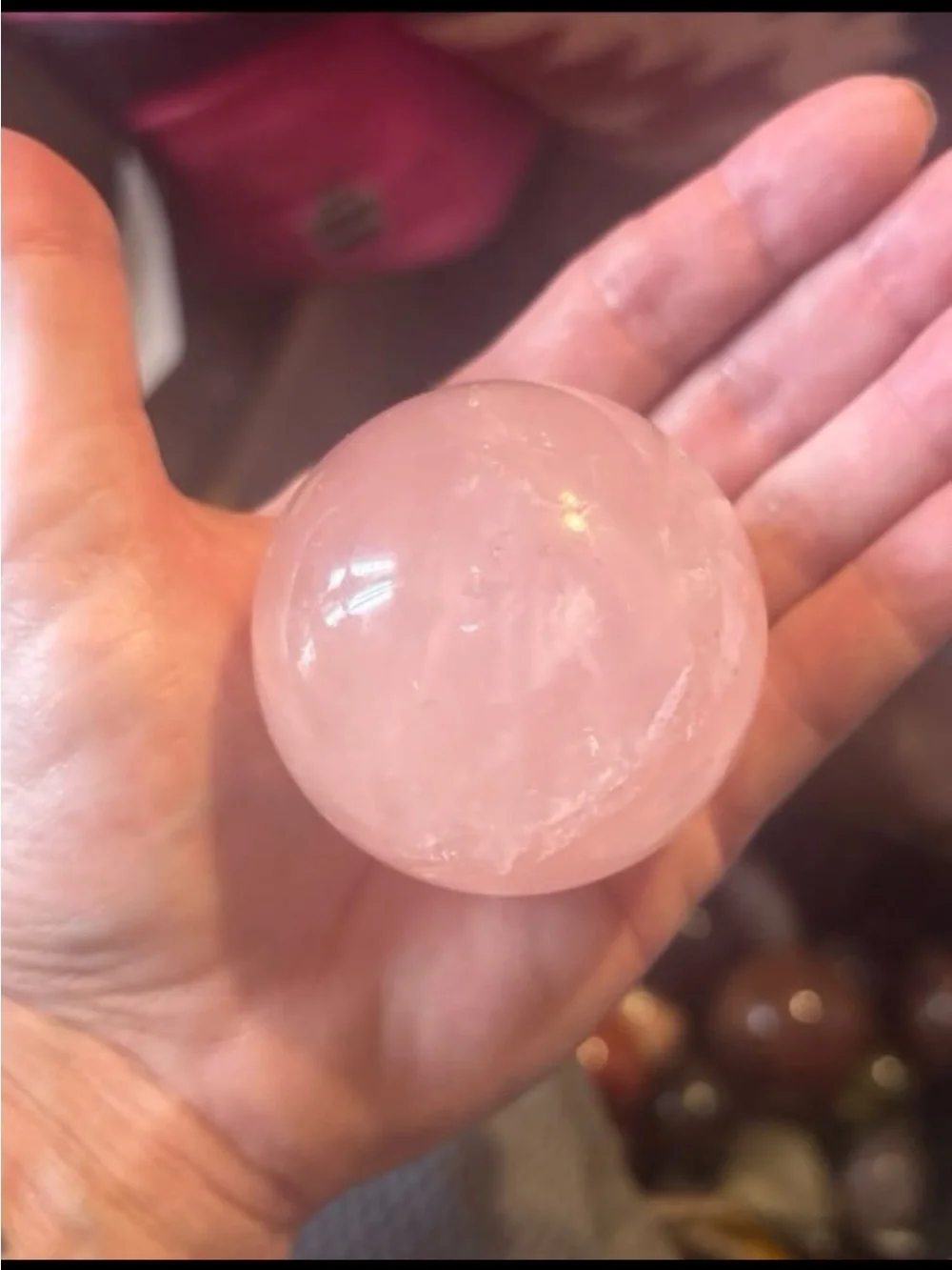 Rose Quartz Sphere UHQ